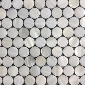 Mother Pearl Penny Round